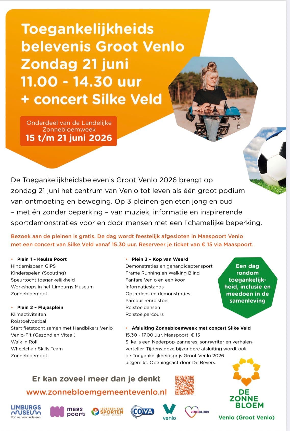 Zonnebloemweek-poster